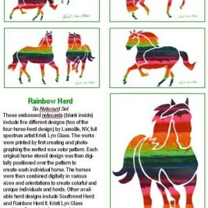 Rainbow Herd II Note Card Set