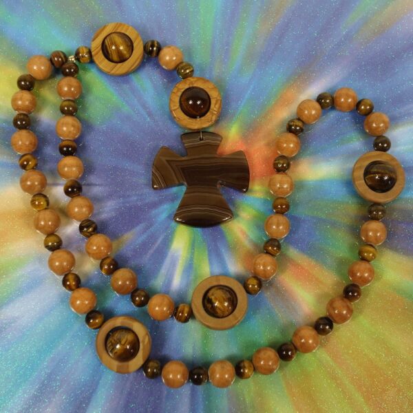 Jasper Agate Tigereye Prayer Beads