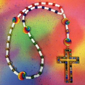 Rainbow Chakra Protestant Prayer Bead Necklace