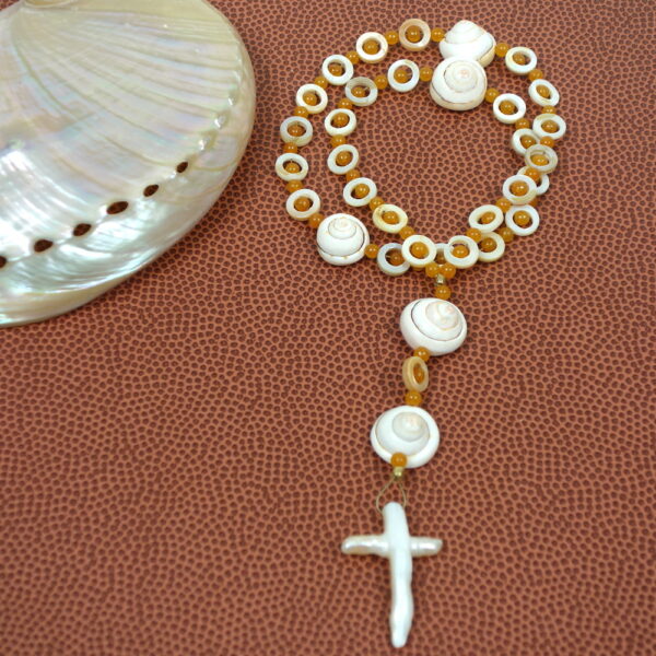 Pearly Shells Prayer Beads