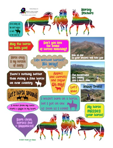 Horsey Stickers