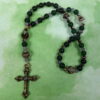 Purple Green Sparkle Prayer Beads