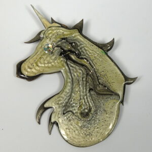 Black Unicorn Pin