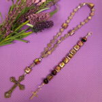 Cloudy Purple Prayer Bead Set